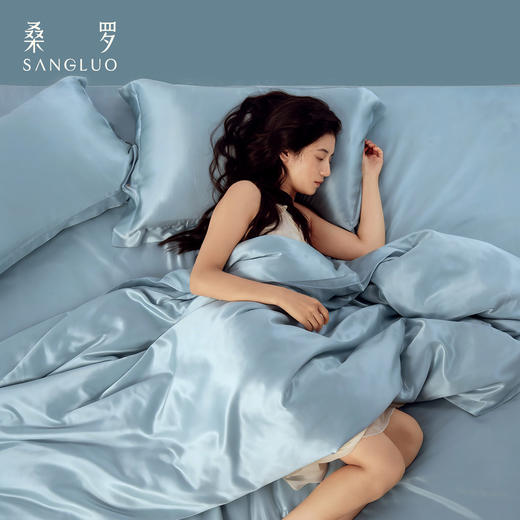 【云优选】一对装|SANGLUO桑罗玻尿酸枕套枕巾桑蚕丝绸枕套 商品图0