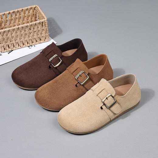 【软底内增高复古全包勃肯鞋2602款】新款春夏软底不累脚休闲鞋  内增高复古全包勃肯鞋 商品图3