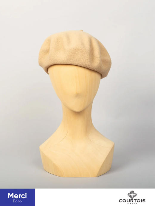 Courtois法国贝雷帽品牌  巴黎经典款 Beret Paris - en laine Vierge 经典羊毛贝雷帽 商品图1
