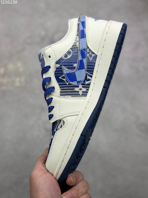 春季特惠💰320 Air Jordan 1 Low AJ1 WH LV 乔1 复古文化休闲运动篮球鞋 商品图6