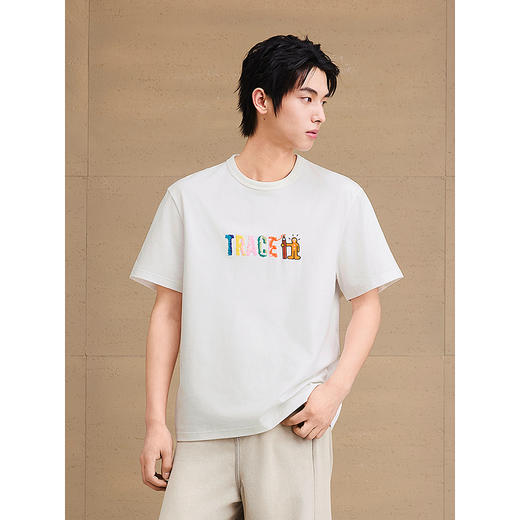 GXG男装 圆领T恤卡通图案印花上衣凉感短袖针织 2025夏季热卖 商品图2