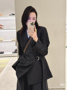 33-5 排他性独家圆正 lew 进口羊毛格子 套装 西服/中裤 单穿配套一级棒👍