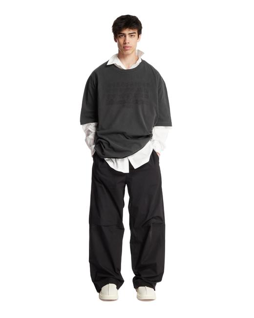 MM6缝线刺绣短袖T恤 商品图0