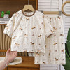 男女宝宝可爱家居服七分短袖短裤yc0323004 商品缩略图12