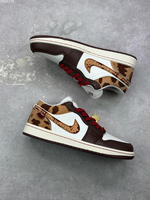 春季特惠💰390 马年限定 # Air Jordan 1 Low AJ1 WH LV 乔1 复古文化休闲运动篮球鞋 商品图4