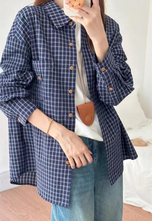 2026春季松弛感新款衬衫【 AVANN 棉&缎面&雪纺长袖衬衫衬衣】 商品图6