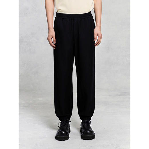 GXG男装 双色宽松束脚裤通勤男休闲长裤简约运动裤 25年夏季热卖 商品图3