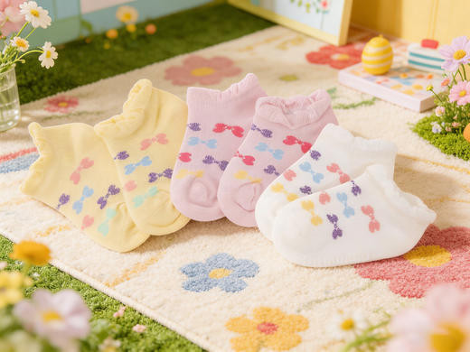 TUTUANNA 夏季棉质儿童船袜 14~16CM 商品图1