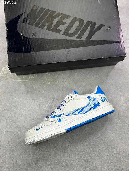 春季特惠💰360 Travis Scott x Fragment Design x Air Jordan 1 Low OG SP AJ1 乔1联名倒钩低帮 商品图2