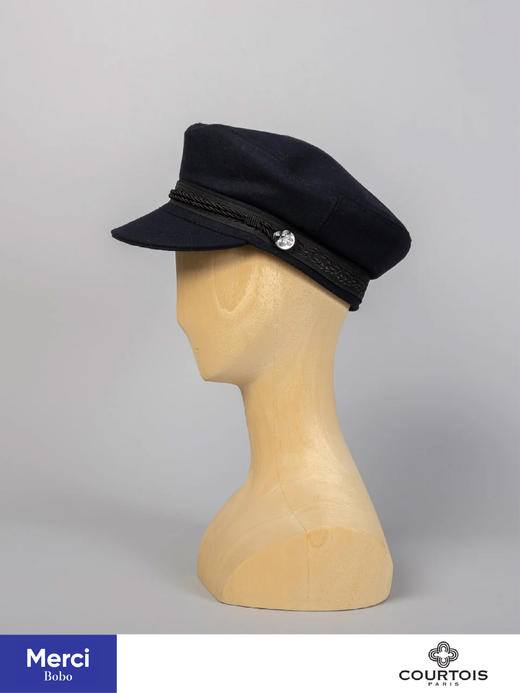 Courtois法国贝雷帽品牌  “艾美丽在巴黎”明星同款 Carnac - Casquette 经典水手羊毛帽 商品图1