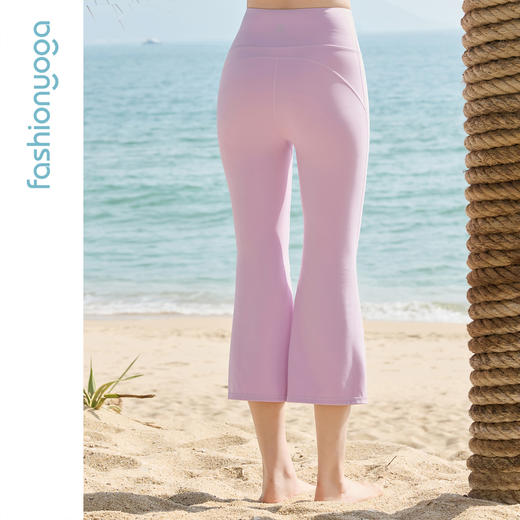 FC12782凡圣瑜伽时尚微喇八分裤 商品图13
