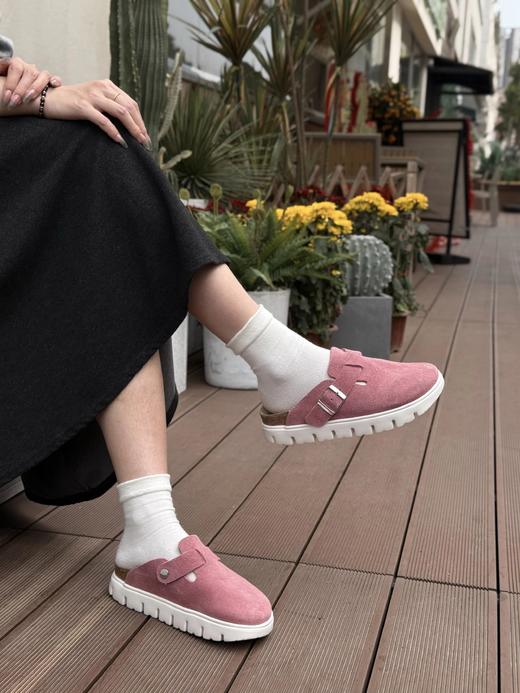 【SaCha厚底勃肯鞋合集】半拖/全包两款可选~橡胶软木+颗粒脚床，柔软轻盈，更柔软舒适支撑更好WD 商品图10