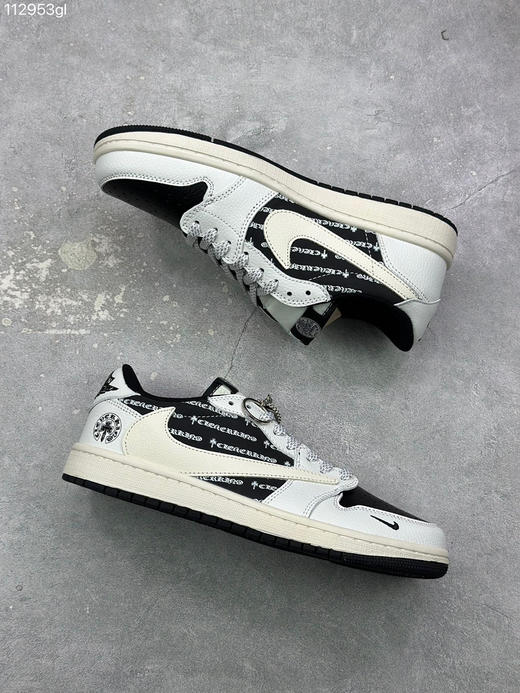 春季特惠💰360 Travis Scott x Fragment Design x Air Jordan 1 Low OG SP AJ1 乔1联名倒钩低帮 商品图4
