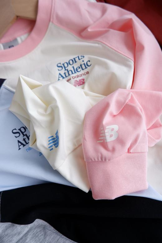 二店y 【2604】 春夏秋都可穿的百搭长袖【NB家撞色插肩袖T恤】 商品图12