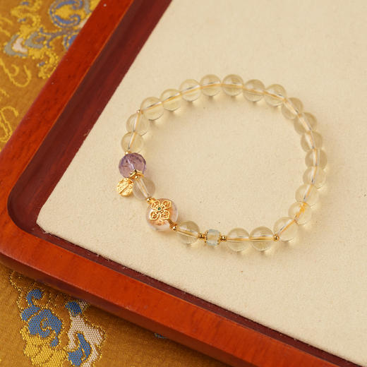 ² 【安然水晶】黄水晶手串系列（适合生肖龙/猴/鸡/马佩戴）LS-447 HM02-CRMM-ARSJ 商品图8