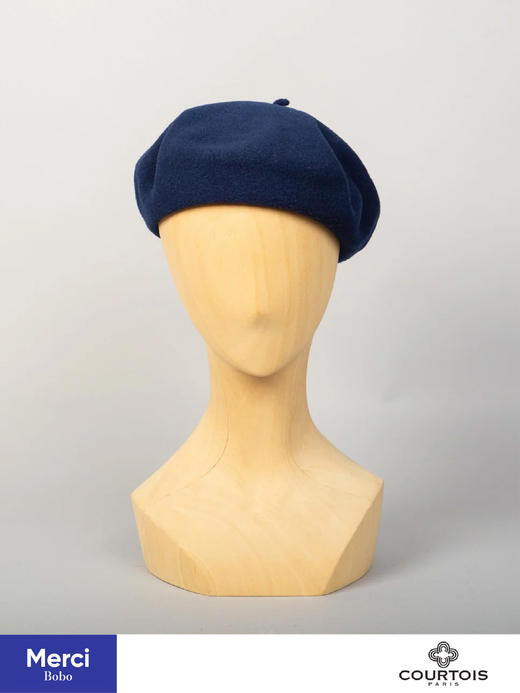 Courtois法国贝雷帽品牌  巴黎经典款 Beret Paris - en laine Vierge 经典羊毛贝雷帽 商品图3