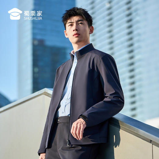 【颠覆者立领行政夹克（付款后15天左右发）】男士商务通勤行政夹克防泼水外套上衣JZ602 商品图9