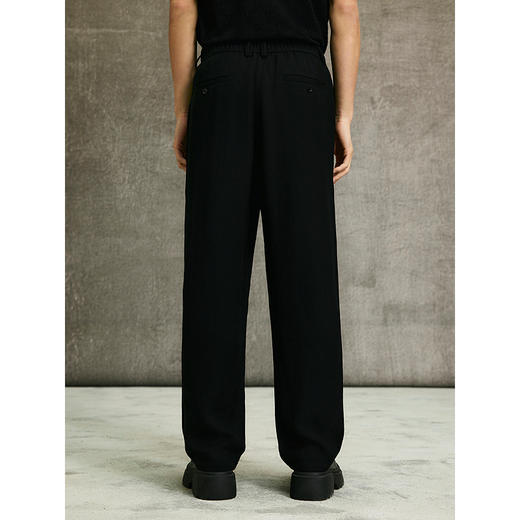 GXG男装 醋酸面料休闲裤男通勤长裤  25夏热卖G25X022047 商品图4