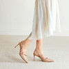 千百度超细高跟时装凉鞋女2026夏季新款包头后空绝美不累脚凉鞋A26288116 商品缩略图4