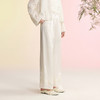 三彩【高山仰止】2026春季新款松紧高腰直筒裤醋酸长裤宽松休闲C 商品缩略图3