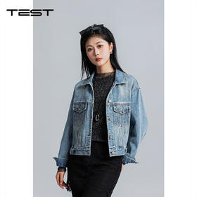春上新时尚个性舒适简约牛仔外套2261024