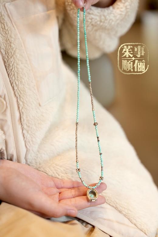 【26年女神樱花季】【茱事顺俪】925银绿松石项链 商品图0