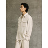 GXG男装 米色经典基础顺滑休闲长袖衬衫25年春季热卖G25X031028 商品缩略图3
