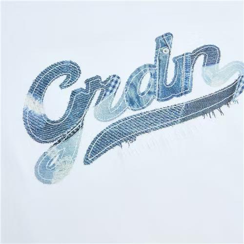 佐丹奴男装26年新款复古拼贴牛仔字母短袖T恤衫01096267 商品图3