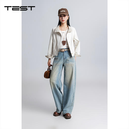 春上新短款宽松夹克小个子休闲外套2261029 商品图1