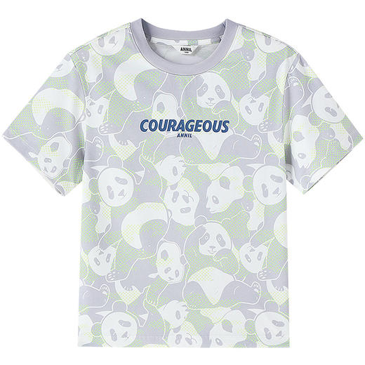 男童圆领短袖针织衫夏季新款安奈儿童装EB621626 商品图5