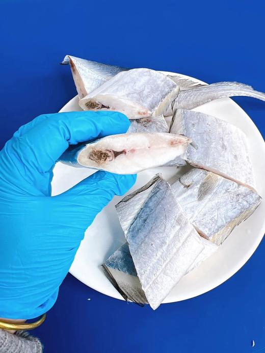 顺丰/京东包邮，经典小蓝箱海钓带鱼， 深海野生海钓 单冻无冰衣 鱼鳍鲜亮透彻 肉质丰腴肥基地直邮 商品图12