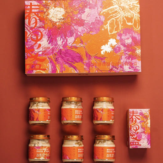 春回盏桃绯樱酪金禧花胶礼盒（紫盒）/玫荔丹蕊凝香花胶礼盒（粉盒）任选  国内发货 商品图2