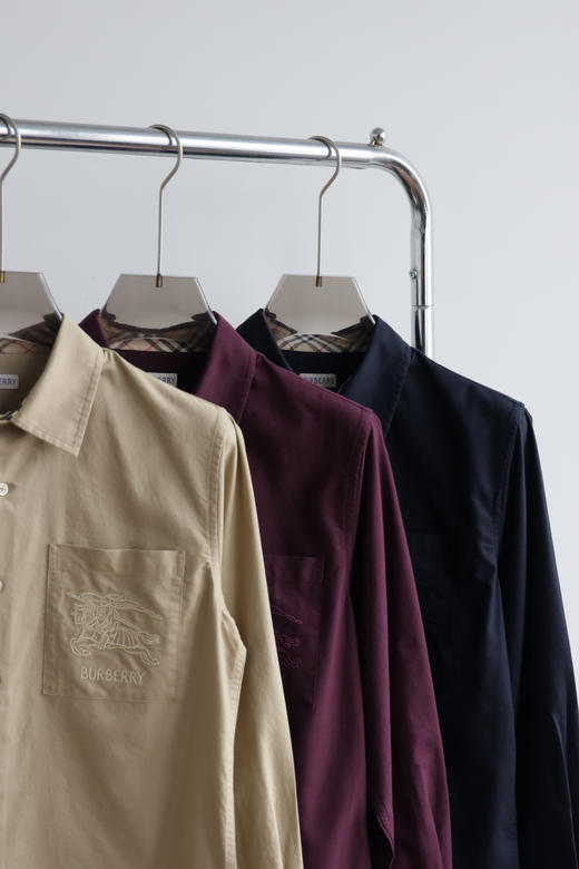 26新款 经典格纹 B.B口袋刺绣长袖衬衫 CS005 商品图4