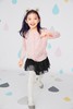 U圆领爱心挑孔女童小开衫 SJF16T165N 商品缩略图1