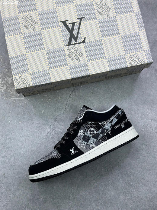 春季特惠💰320 Air Jordan 1 Low AJ1 WH LV 乔1 复古文化休闲运动篮球鞋 商品图2