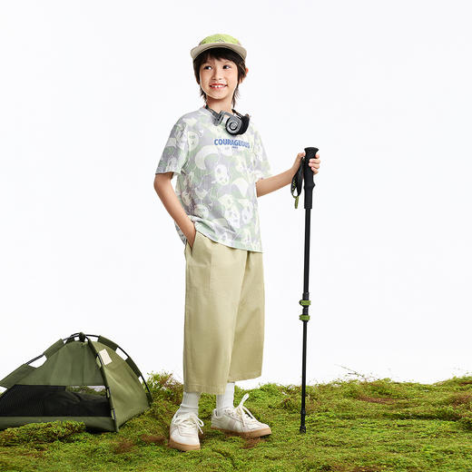 男童圆领短袖针织衫夏季新款安奈儿童装EB621626 商品图3