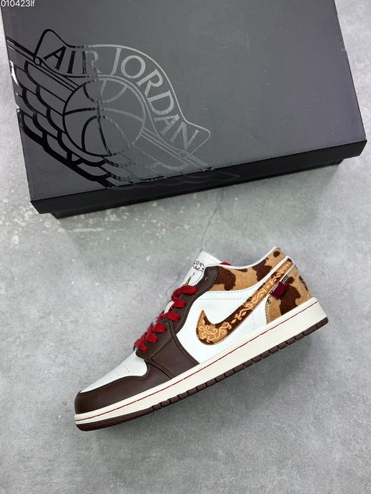 春季特惠💰390 马年限定 # Air Jordan 1 Low AJ1 WH LV 乔1 复古文化休闲运动篮球鞋 商品图2