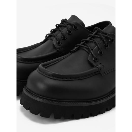 GXG通勤男鞋商务鞋男牛皮厚底正装系带皮鞋 商品图4