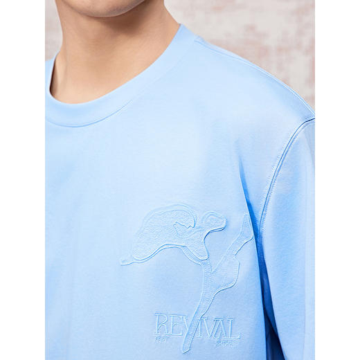 GXG男装圆领T恤简约休闲好搭纯色短袖针织   夏季热卖G25X442116 商品图3