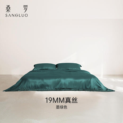 轻奢四件套SANGLUO桑罗纯色INS风桑蚕丝高端床上用品 商品图4
