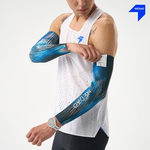 26新品内道防滑手臂套防滑运动户外透气跑步运动压缩臂套 商品图3