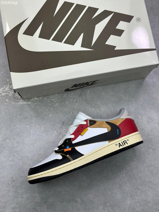 春季特惠💰430 倒勾限定 Travis Scott x Air Jordan 1 Reverse Mocha AJ1乔1 TS UN 联名倒钩 低帮文化篮球鞋 商品图2