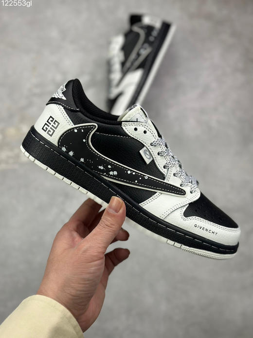 春季特惠💰360 Travis Scott x Fragment Design x Air Jordan 1 Low OG SP AJ1 乔1联名倒钩低帮 商品图3