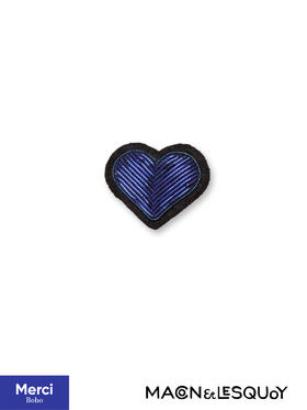 Macon&Lesquoy原创设计 24ss 红色爱心 爱情系列 M&L刺绣手工饰品胸针