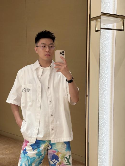 驴家 25ss樱花火车刺绣短袖衬衫 男女同款（DY） 商品图2