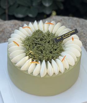 抹茶柚子奶油蛋糕 | 经典生日蛋糕