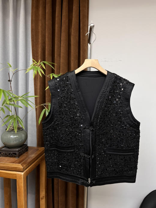 原单新款小香风系列亮片马甲外套 商品图0