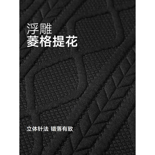 GXG男装 针织提花休闲夹克绞花肌理质感翻领外套 25年秋季热卖 商品图4