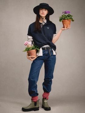 Barbou*r  Tartan Pique男士格纹领短袖POLO衫