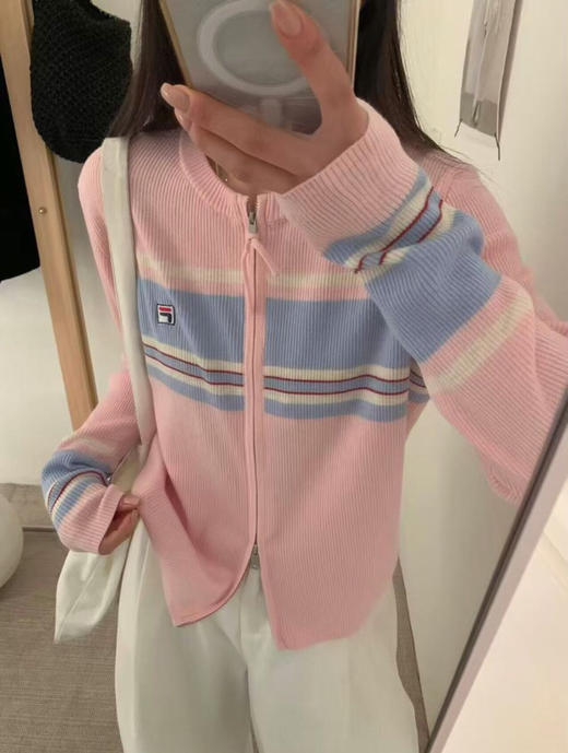 DYJ81235条纹撞色羊毛上衣 商品图5